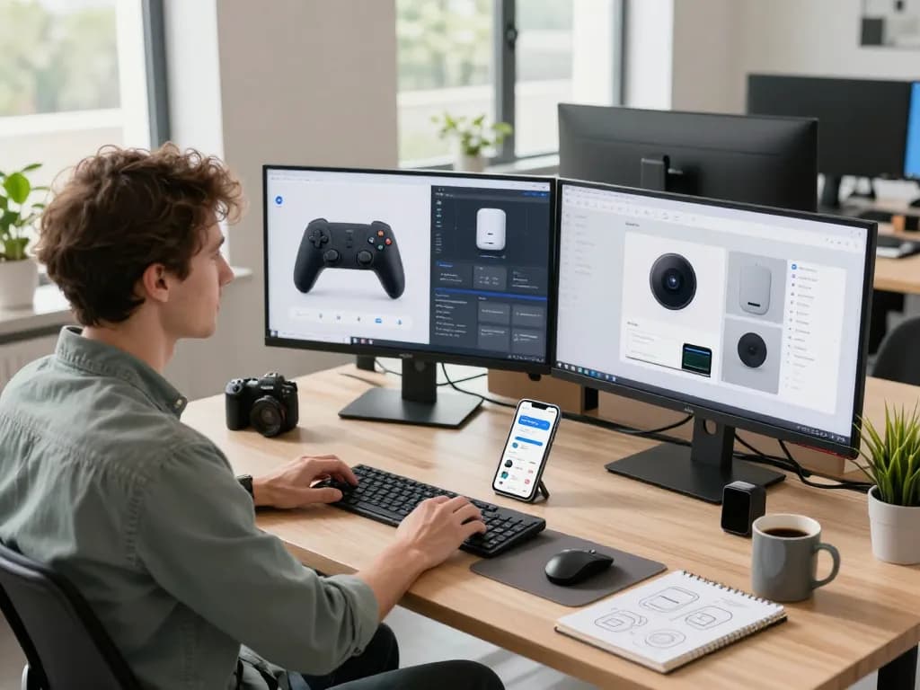 Explore the top 10 tech gadgets 2027 in a vibrant workspace showcasing Bluetooth innovations.