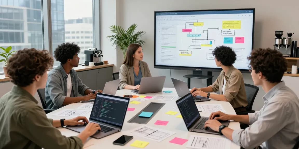 Collaborative team working in a vibrant workspace on the WPS Official Website project.