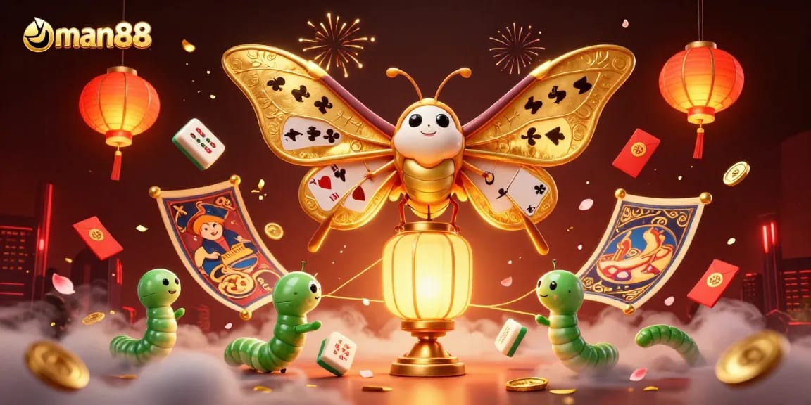 Experience the excitement of man88 with a vibrant 3D representation of a casino world.