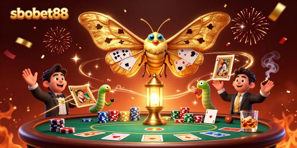 Bet on sbobet88 with vibrant casino scenes and dynamic gambling elements in an enchanting atmosphere.