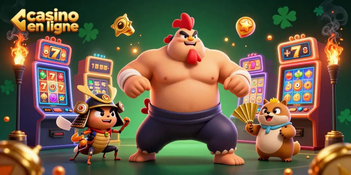 Jouez à des machines à sous captivantes dans un casino en ligne avec des personnages dynamiques.