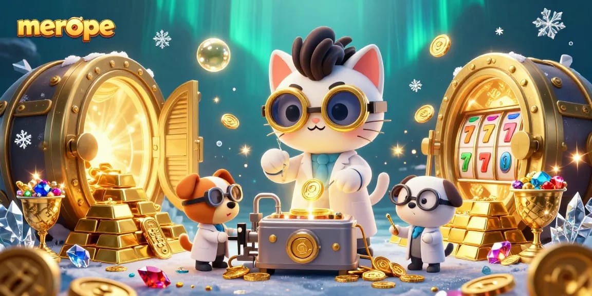 Experience the thrill of winning at meroope with golden treasures and vibrant gaming elements!