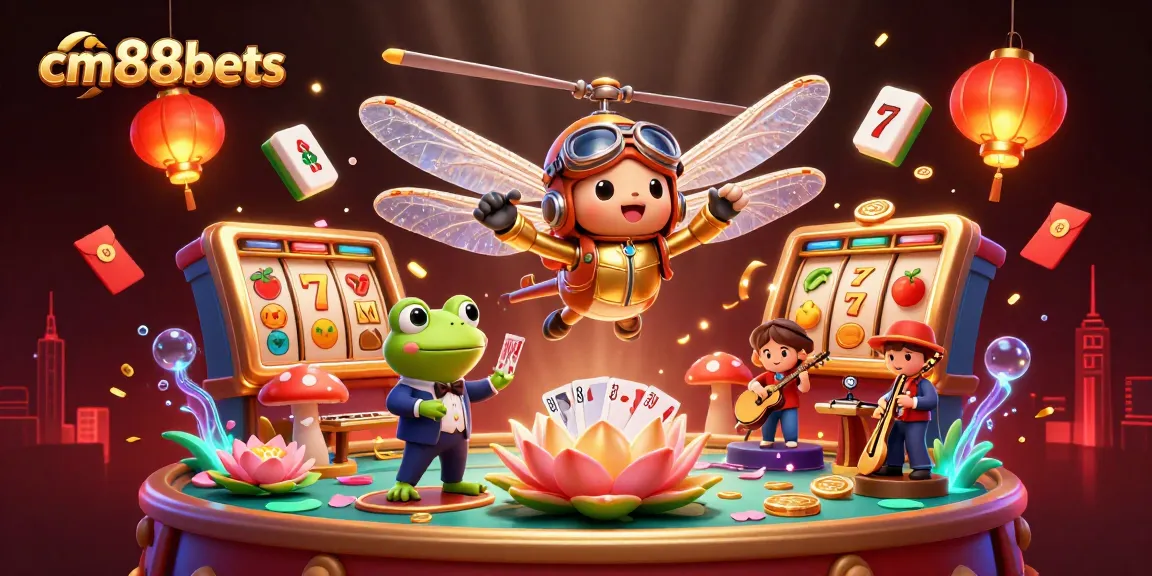 Experience thrilling gameplay at cm88bets with vibrant casino characters and rich graphics.