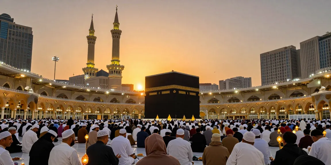Experience Umroh Ramadhan and its breathtaking moments at Masjidil Haram, ideal for travel enthusiasts.