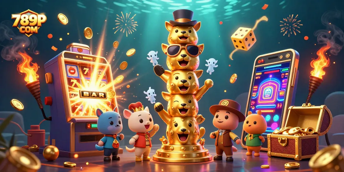 Experience thrilling gameplay at 789P COM with a vibrant jackpot scene showcasing dynamic casino elements.