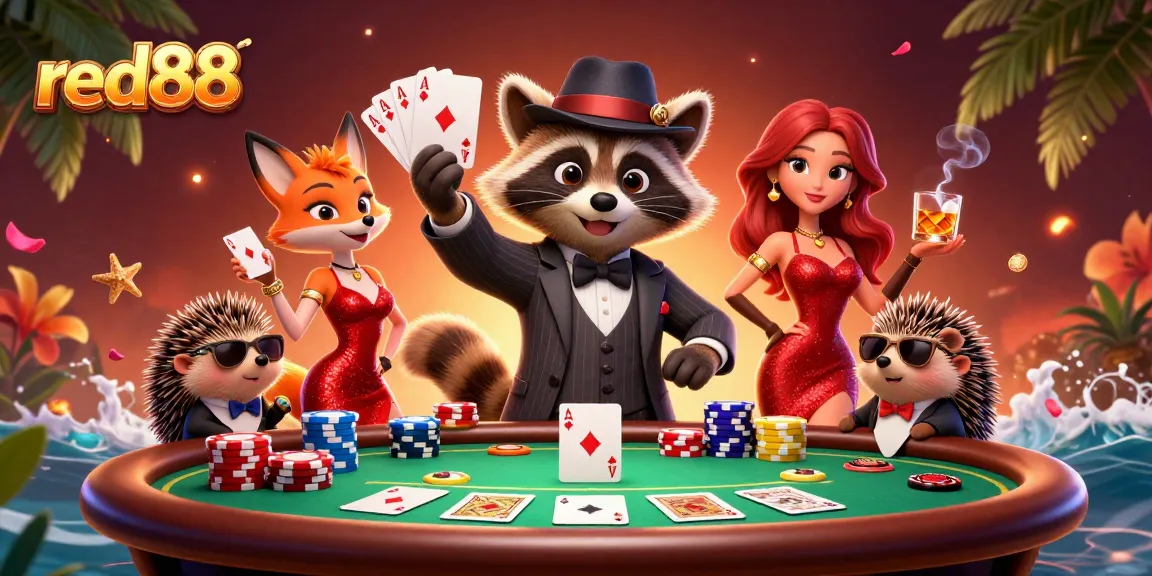 Experience engaging poker action at red88 with charming characters and rich details.