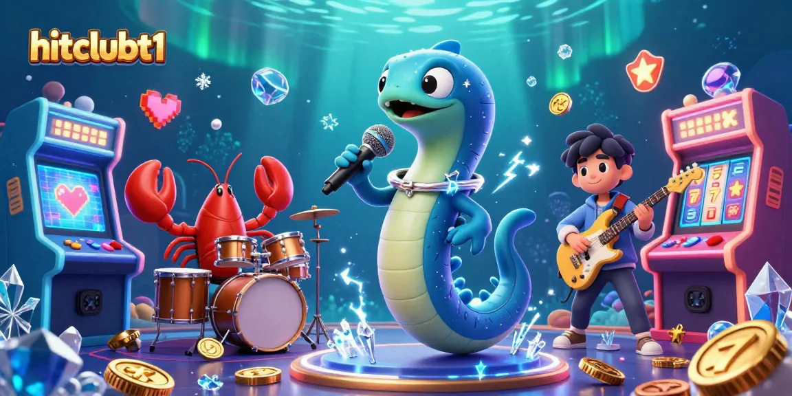 Experience hitclubt1's dynamic underwater casino with colorful characters and vibrant gaming elements