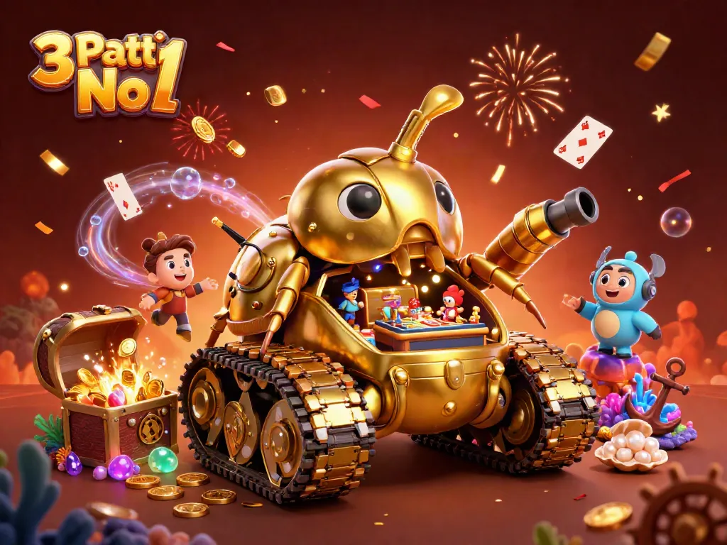 Experience the excitement of real money gaming with 3 Patti No1 in this ultra-detailed casino illustration.