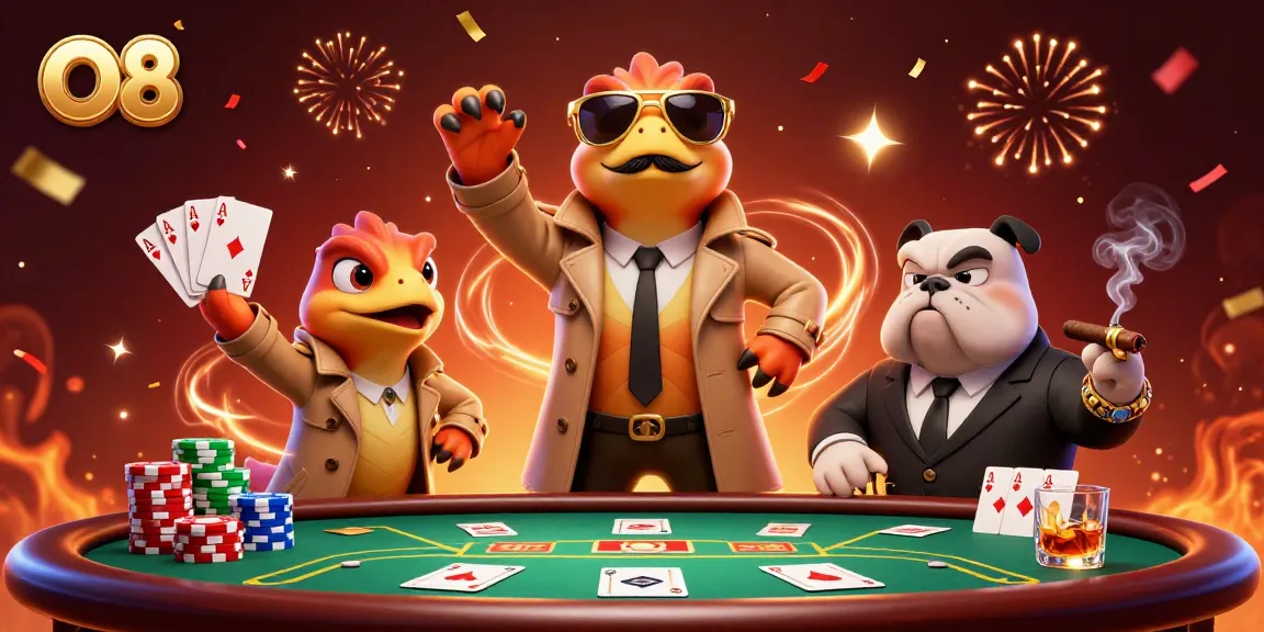 Join the action at O8 as raptors attempt to bluff their way into a VIP casino!