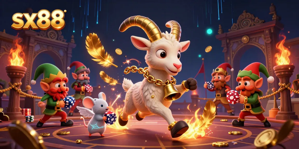 Experience the thrill of sx88 with cartoon characters in a vibrant casino scene!