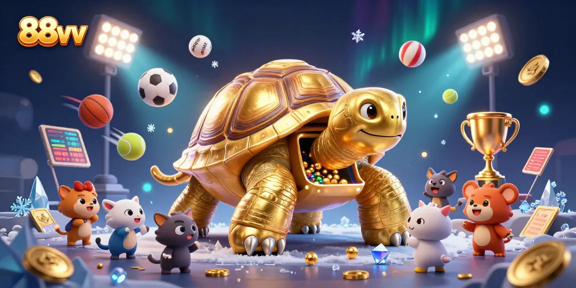 Experience thrilling moments at 88vv with this captivating casino illustration showcasing dynamic sports betting.