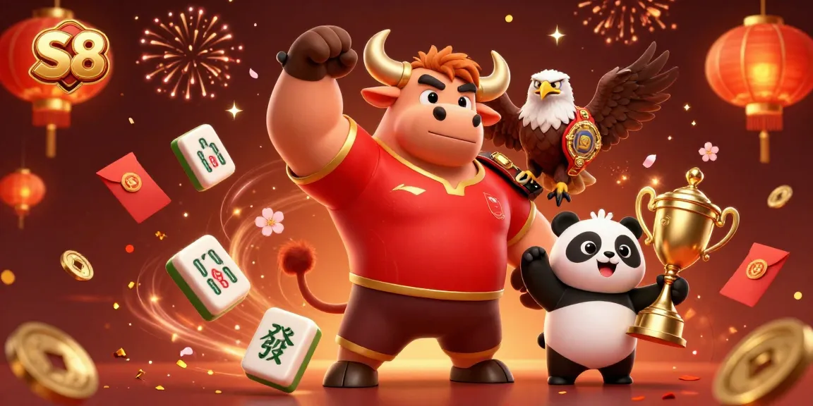 Experience thrilling action at S8 Casino with festive characters and vibrant game elements.