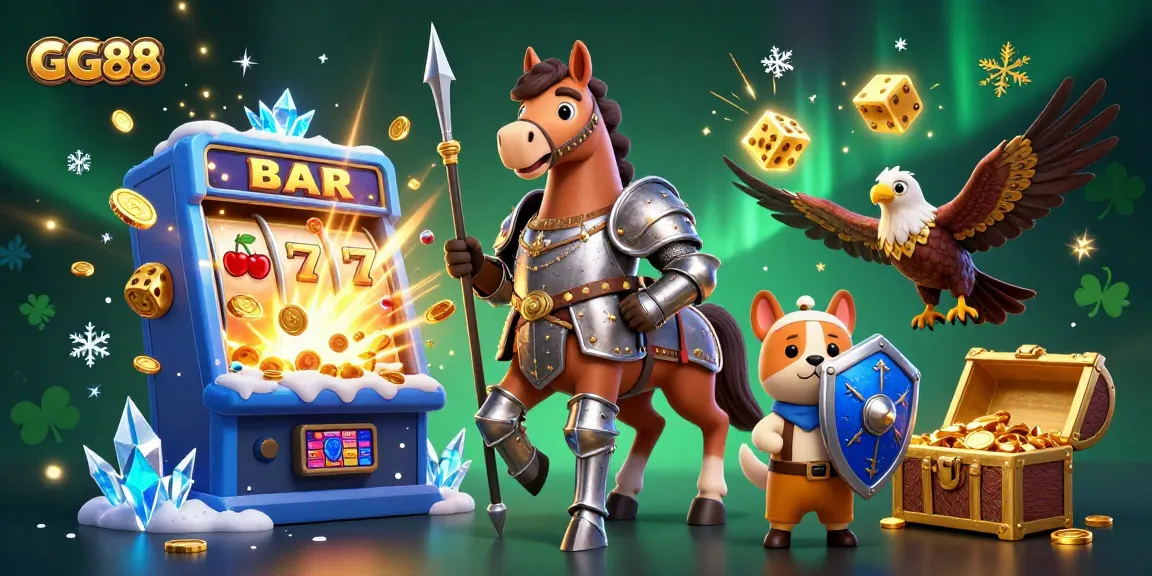 Experience exciting jackpots at GG88 with stunning 3D medieval characters and dynamic casino elements.