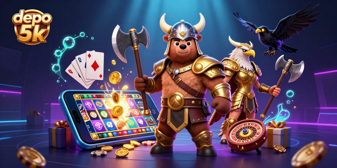 Experience thrilling moments with depo 5k in a vibrant slot gaming adventure featuring dynamic characters.