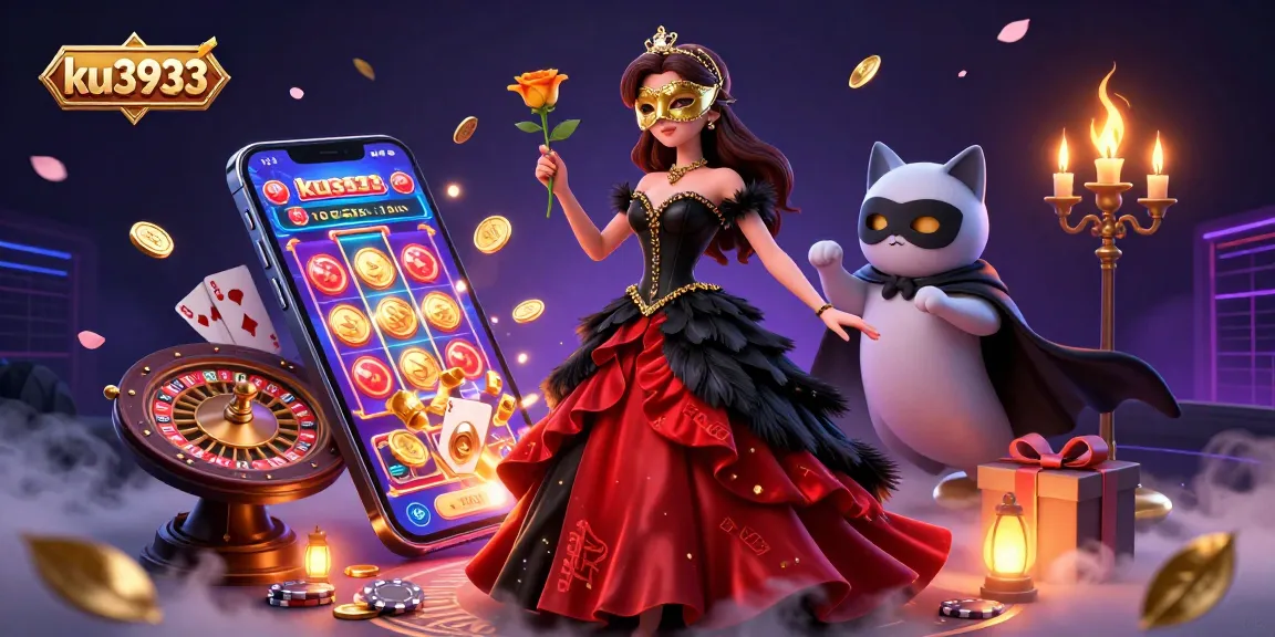 Catch the excitement of ku3933 with vibrant slot games and rewards amidst a dazzling casino scene.
