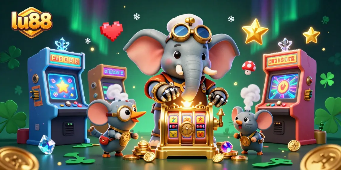 Experience exciting gameplay at lu88 with colorful slot machines and interactive characters.