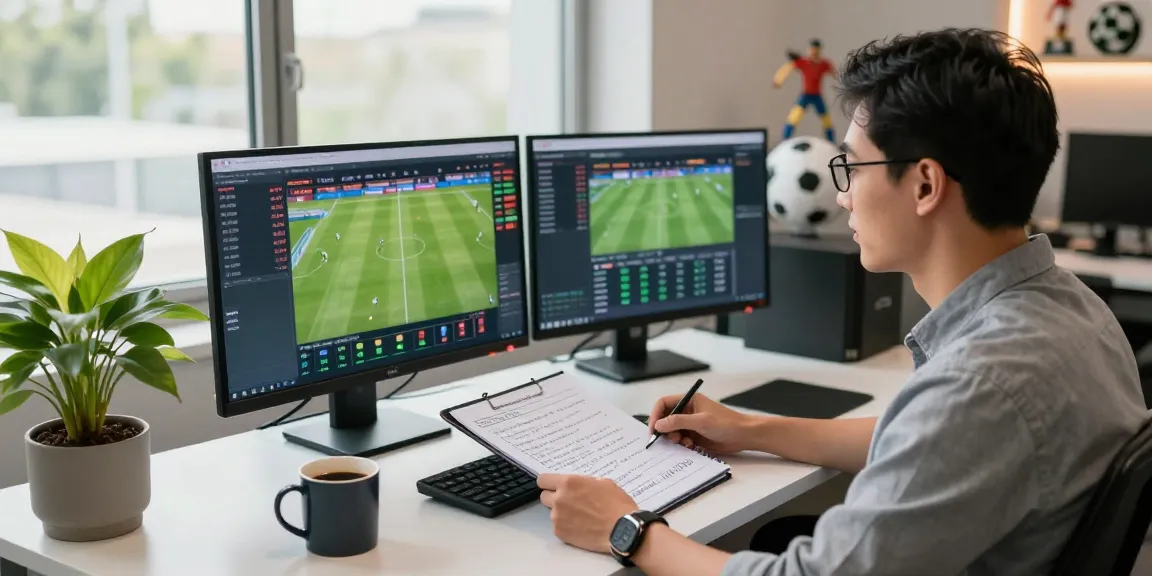 Expert insights at https://soikeonhacai.com.co/ in a modern sports betting analysis setup.