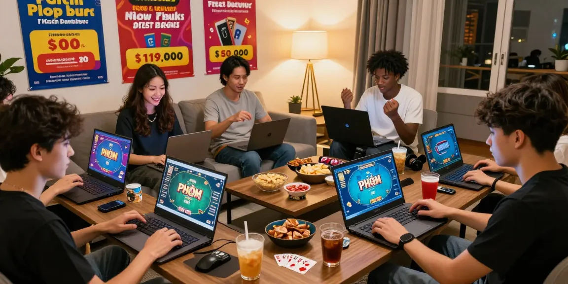 Engaged players at https://gamebaidoithuong.is/ enjoying top card games in a lively living room setting.