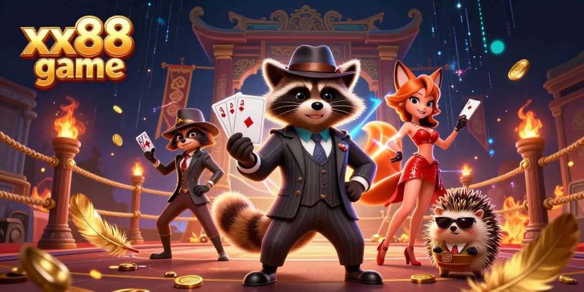 Experience the thrill of xx88 game with vibrant characters and rich casino elements coming to life.