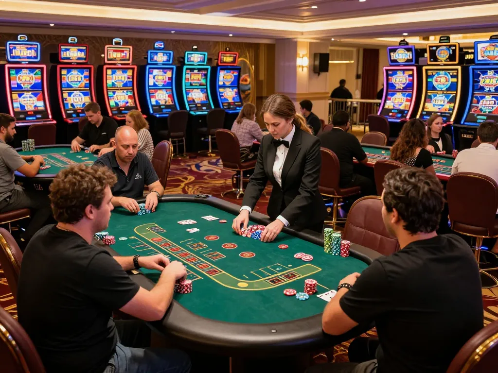 Players enjoying dynamic baccarat at a casino highlighting strategic gameplay at 789.