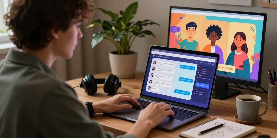 Navigating engaging nsfw chat ai conversations in a cozy digital space.