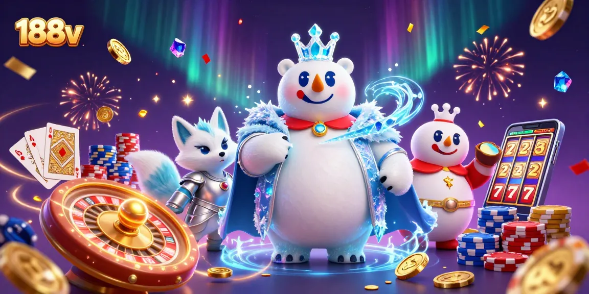 Experience thrilling wins at 188v while enjoying the action of casino games and vibrant energy.