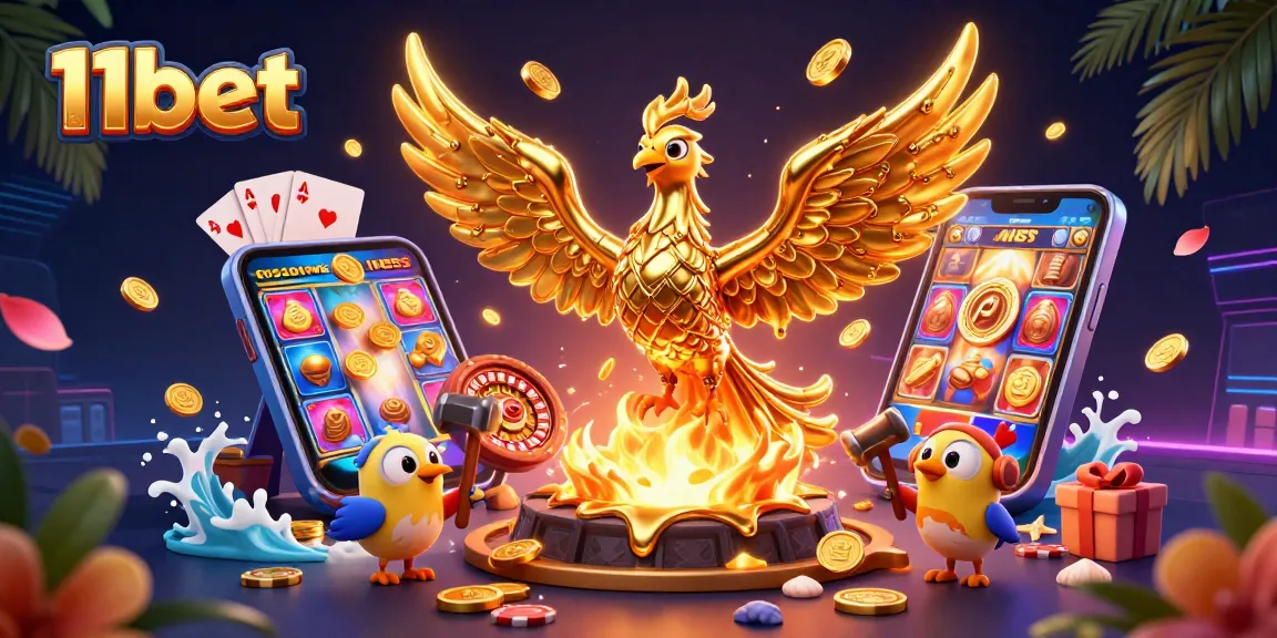 Engage with thrilling gaming at 11bet featuring golden phoenix and vibrant slot games.
