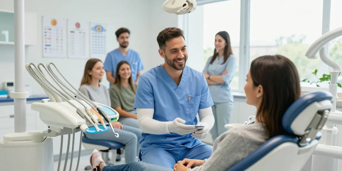 Patients discovering more here in a welcoming dental clinic.
