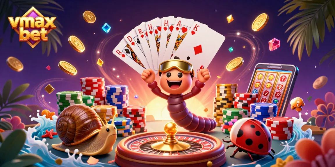 Engage in thrilling gameplay at vmax bet, featuring colorful casino elements and dynamic characters.