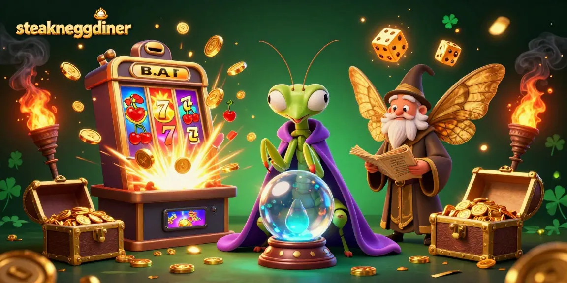 Engage with exciting games at steakneggdiner in this vibrant 3D illustration.