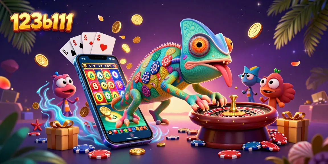 Experience thrilling jackpots at 123b111 with a vibrant, action-packed casino scene.