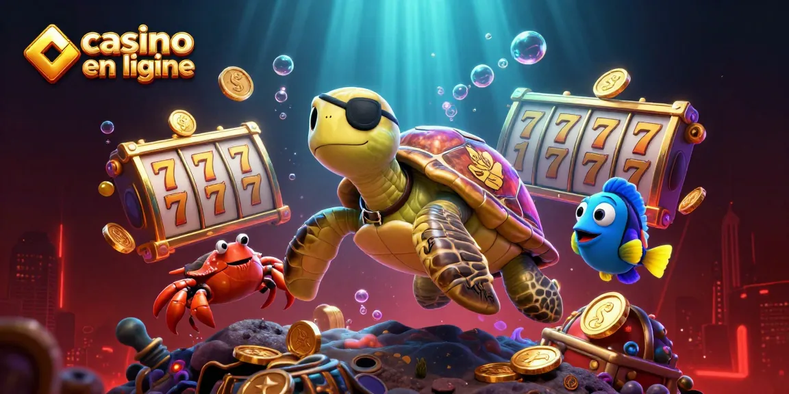 Casino en ligne : découvrez une scène festive avec des cagnottes et des machines à sous animées.