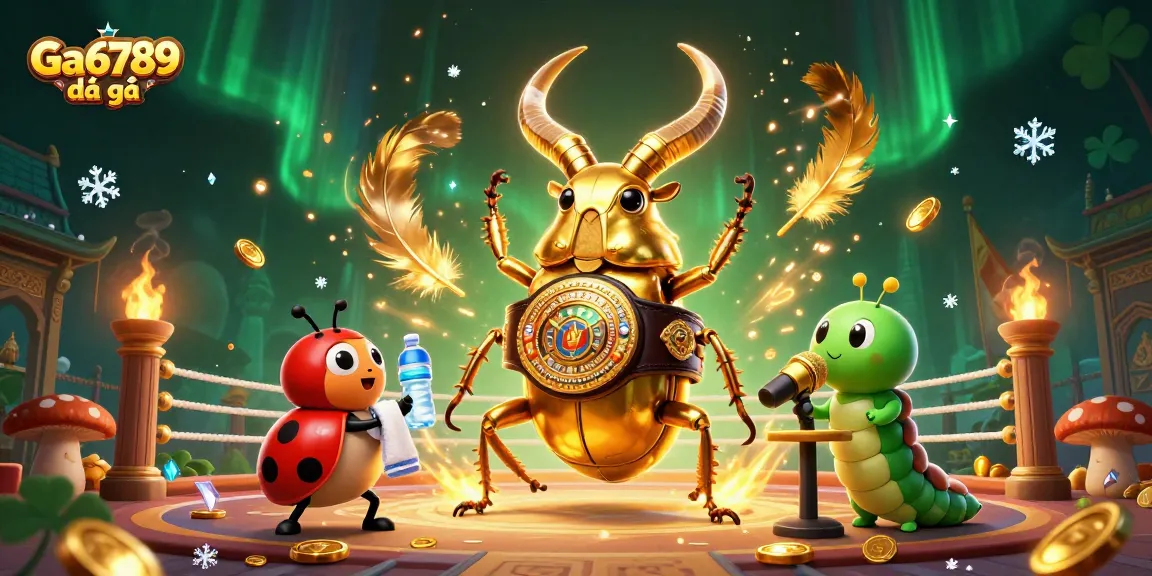 Experience the thrill of Ga6789 đá gà in a vibrant, action-packed illustration featuring intense fighters.