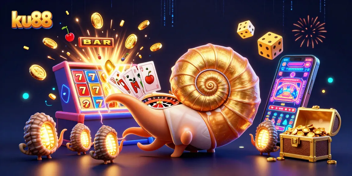 Experience thrilling wins with ku88, featuring a vibrant casino scene with dynamic game elements.