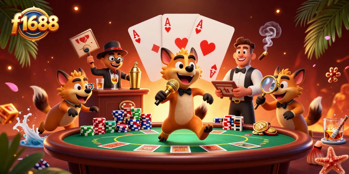 Experience the dynamic energy of f1688 casino with hyenas entertaining in a vibrant club scene.