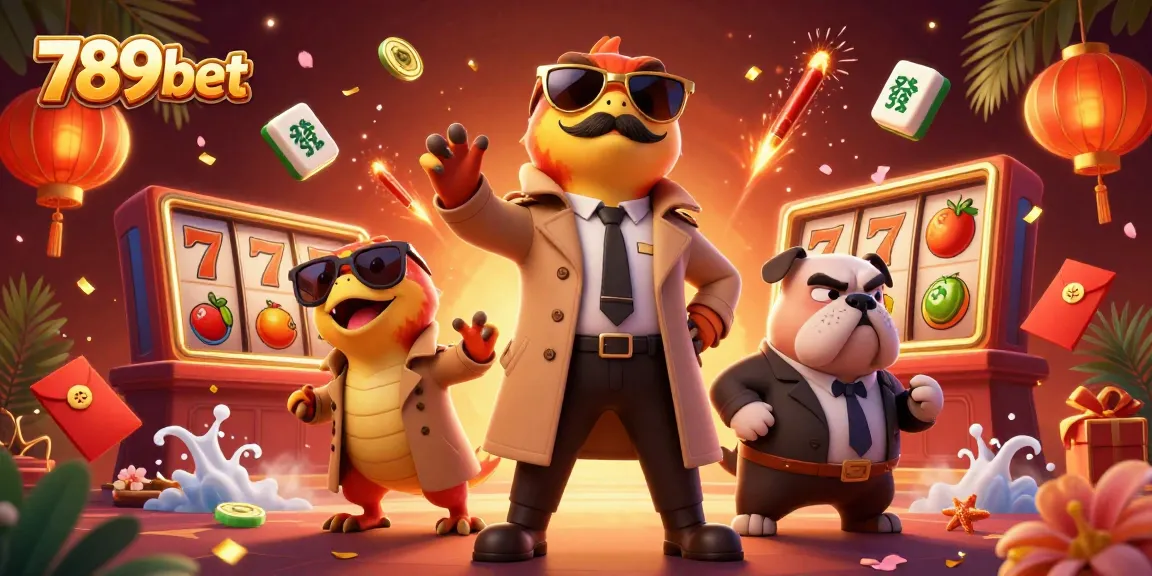 Engage with the thrilling world of 789bet in this vibrant 3D casino scene.