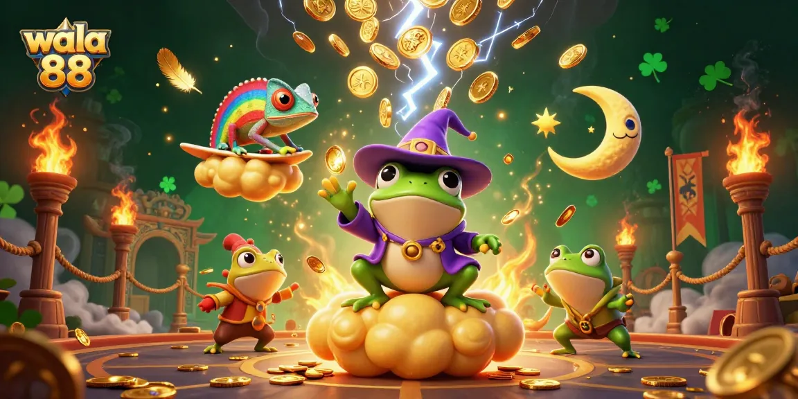 Engage with exciting gameplay at wala 88, featuring dynamic golden coin storms and stunning lighting effects.