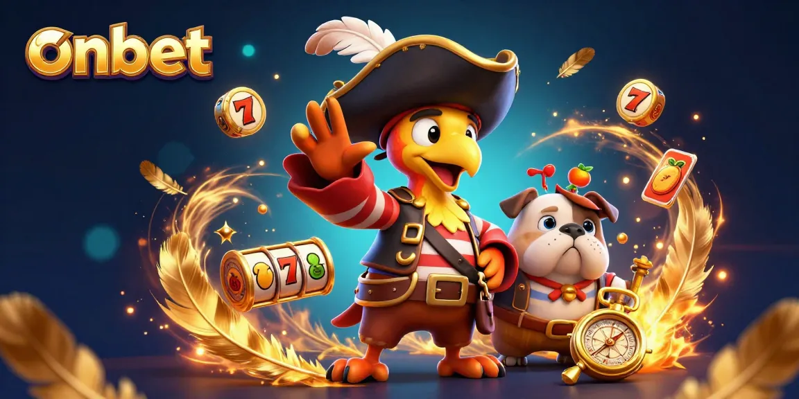 Spin the reels at Onbet's vibrant 3D casino with playful characters and exciting gaming elements!