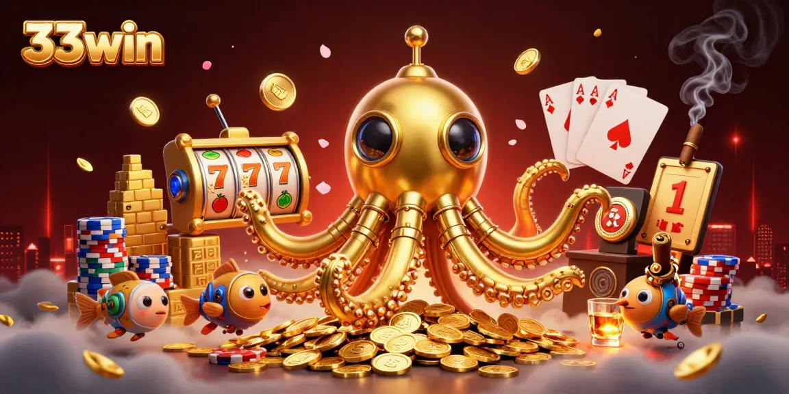 33win players enjoy a vibrant jackpot experience with colorful slot reels and an energetic casino atmosphere.