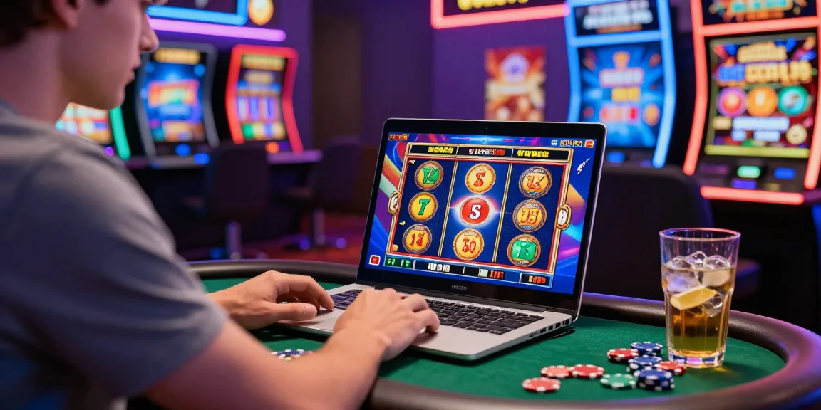 Player exploring casinos not on GamStop at atosorigin.co.uk with vibrant games and fun atmosphere.