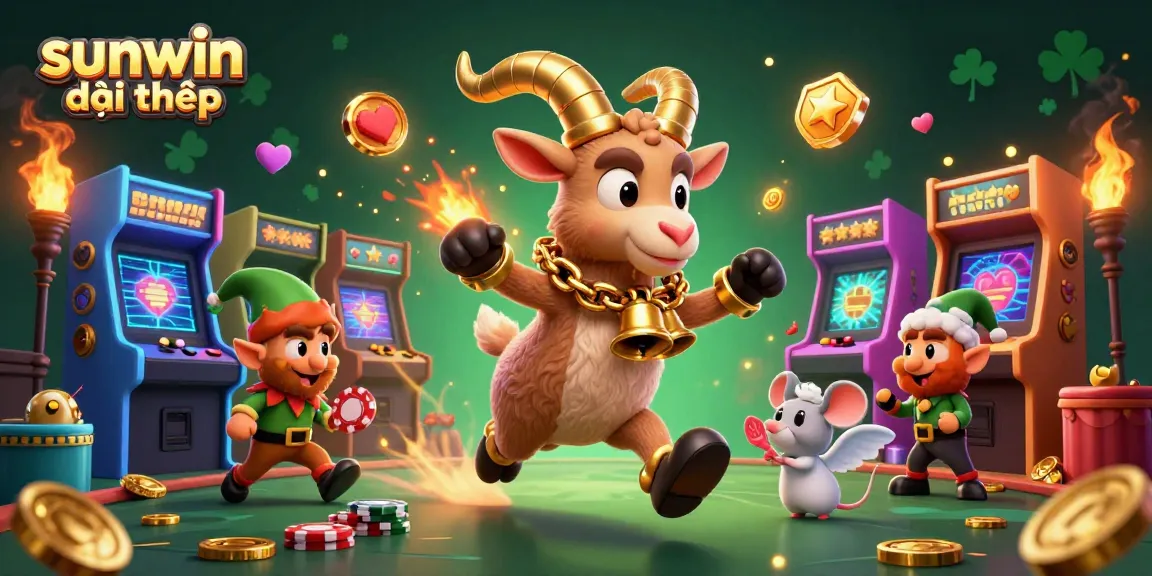 Engage with sunwin đổi thưởng in an exciting holiday-horror casino scene filled with lively characters and gaming elements.