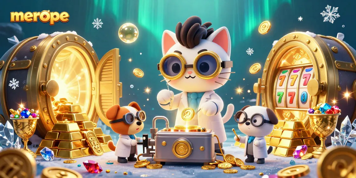 Experience the thrill of winning at meroope with golden treasures and vibrant gaming elements!