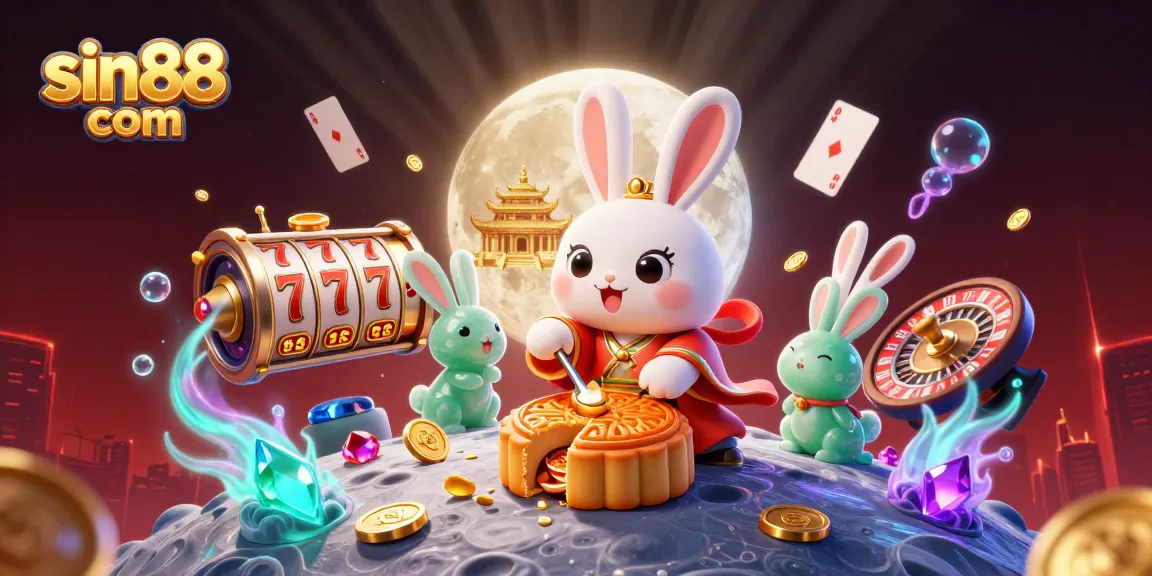 Engage with sin88 com's exciting slot games featuring moon rabbit and stunning casino elements.
