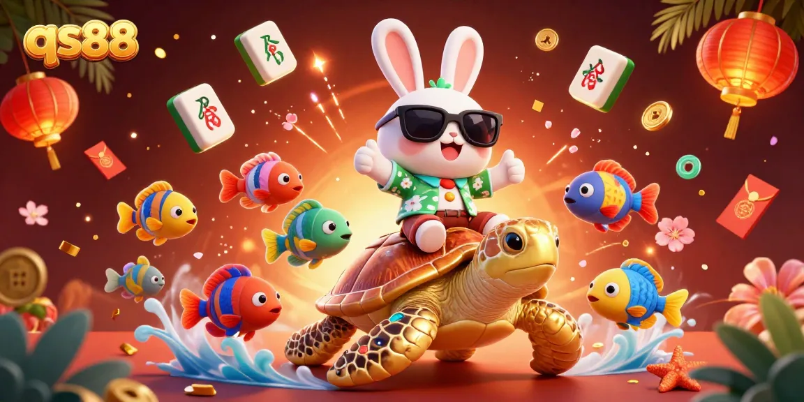 Experience thrilling gameplay with qs88 in a vibrant casino scene featuring colorful elements and characters.