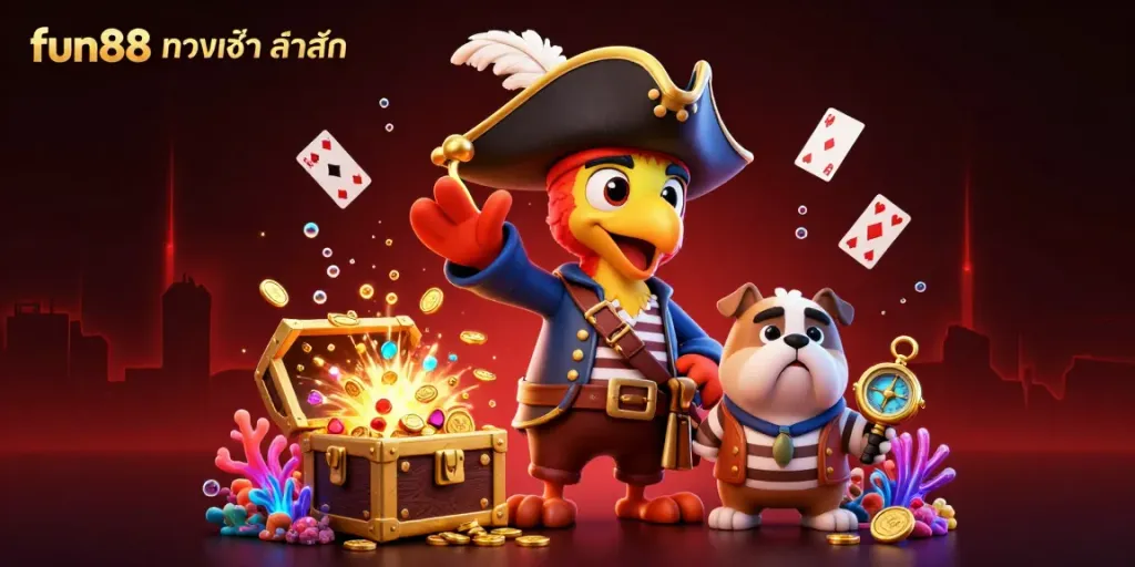 Experience thrilling fun88 ทางเข้า ล่าสุด with colorful characters and engaging casino elements.