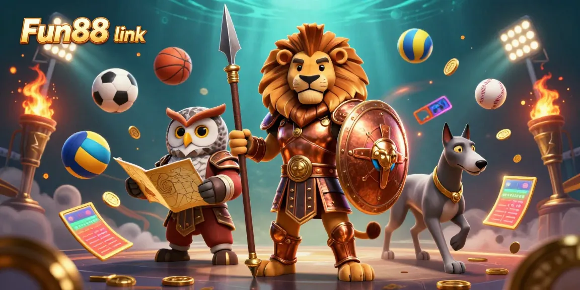Experience thrilling gameplay with the immersive Fun88 link, showcasing sports betting excitement in vibrant 3D.