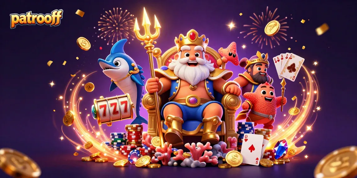 Win with patroloff's exciting lottery experience showcasing vibrant casino elements