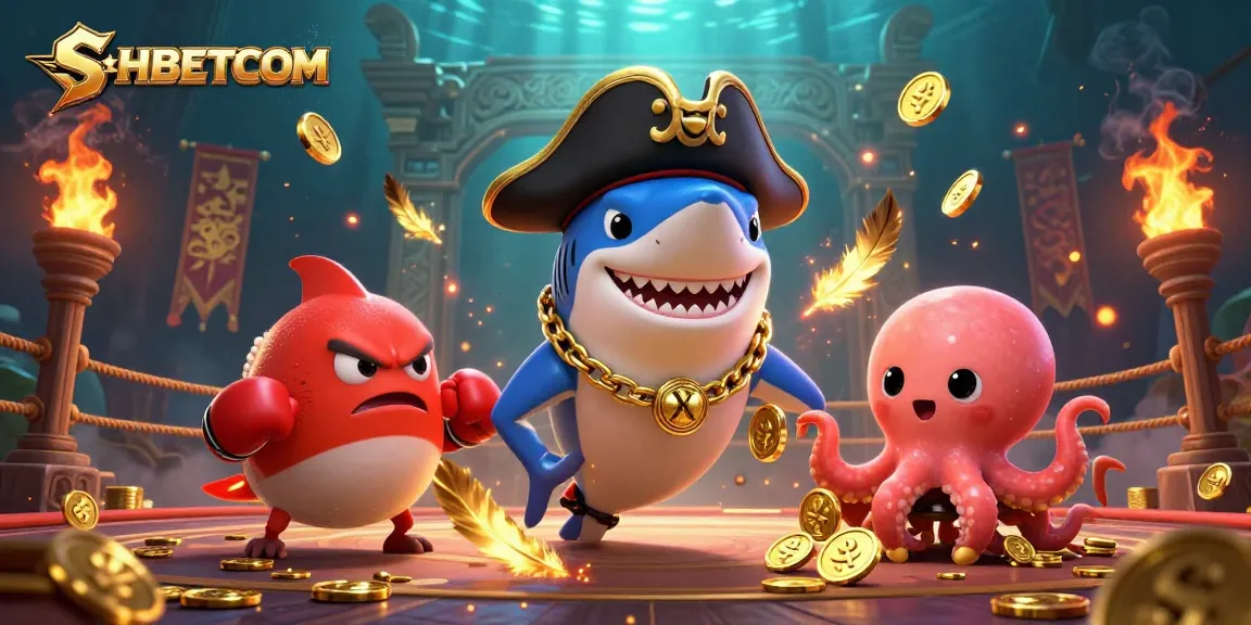 Experience vibrant gaming action at SHBETCOM with animated casino characters and rich visual detail.