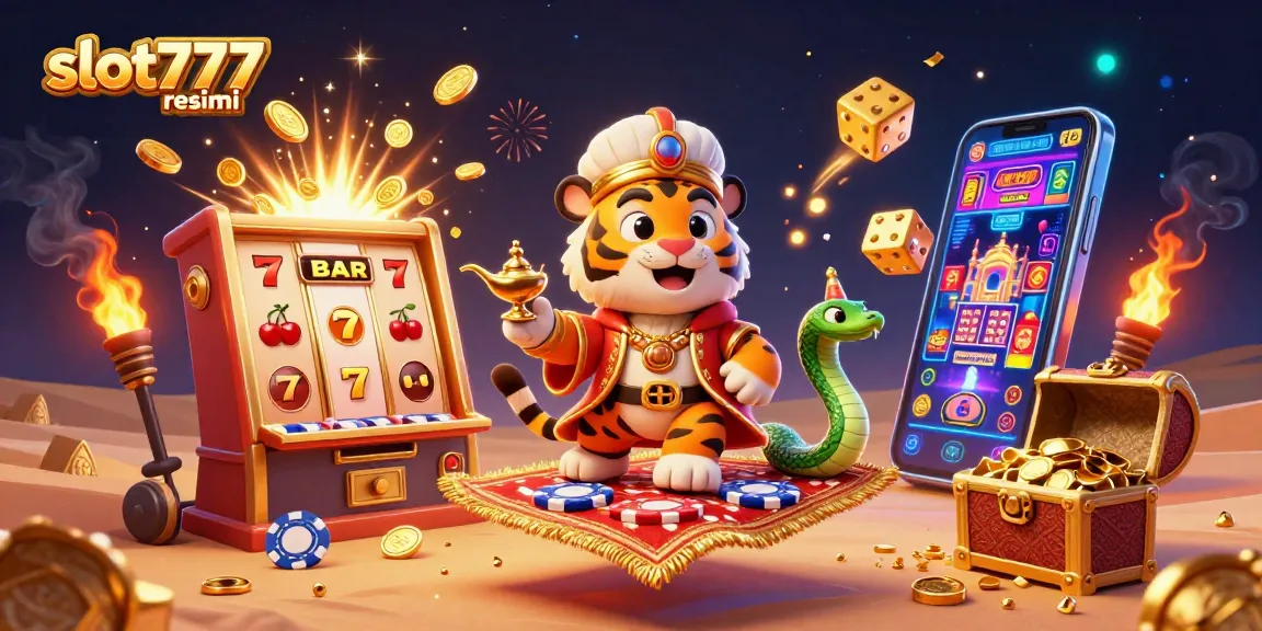 Experience thrilling jackpot excitement with slot777 resmi in this vibrant 3D casino adventure.