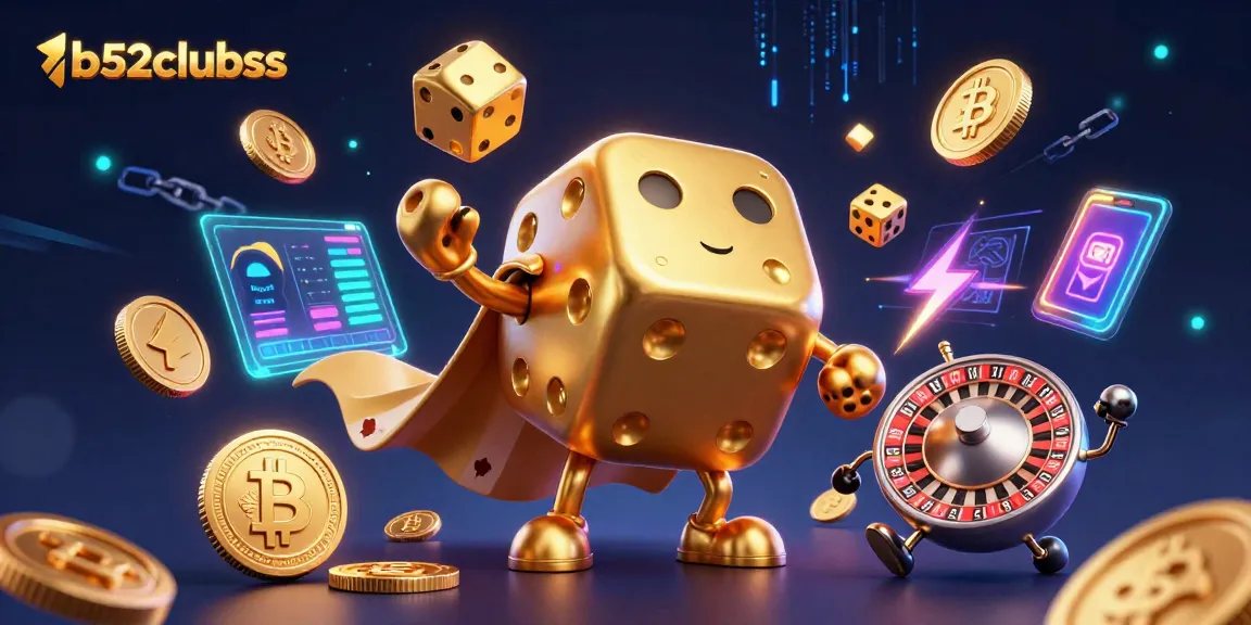 Engage in thrilling bets at b52clubss with vibrant crypto-themed casino elements.